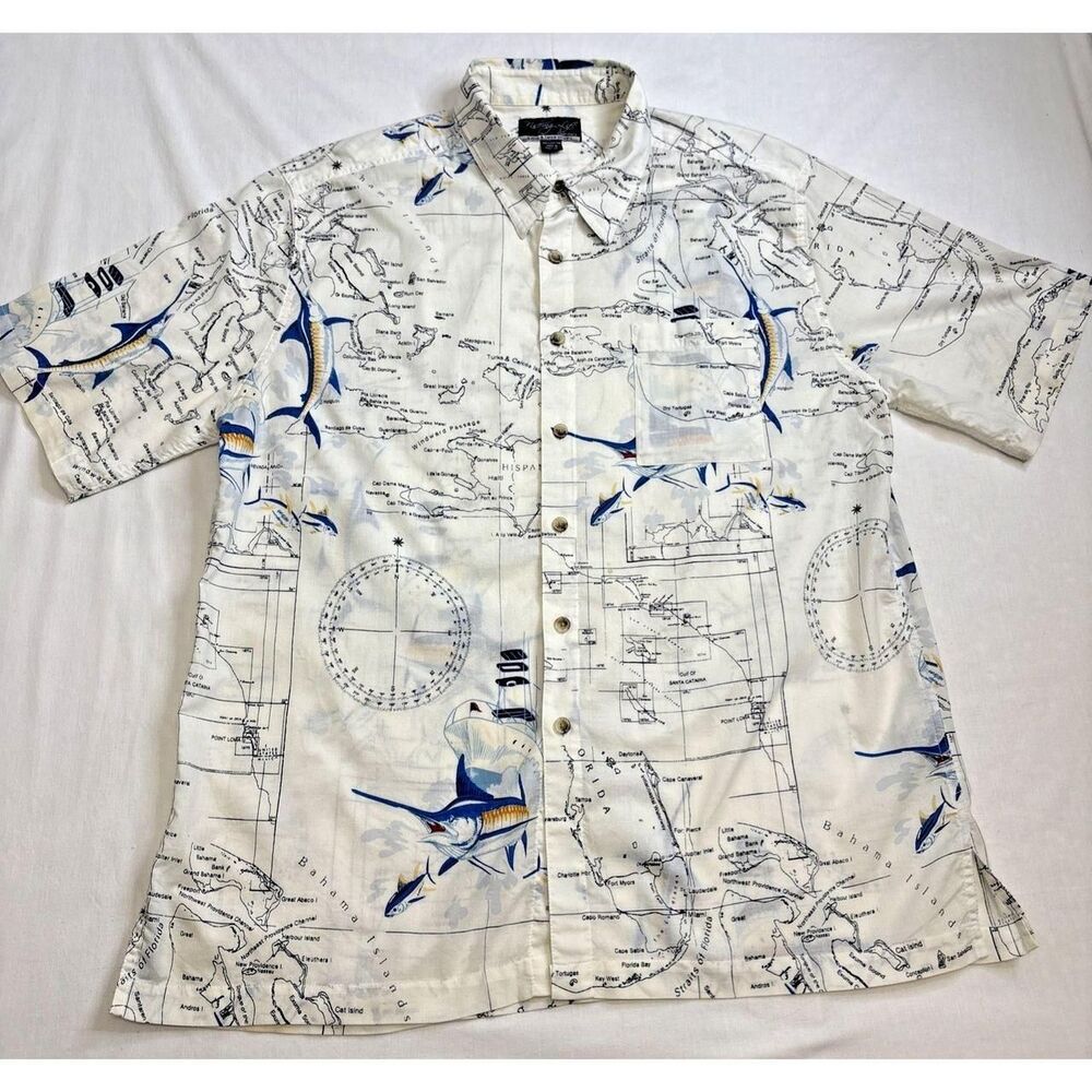 Fishing Life Outfitters Men's White Shirt